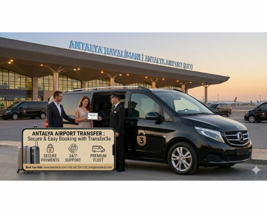 TRANSFER EN EL AEROPUERTO DE ANTALYA: Reserva Segura y Sencilla con Transfer3e