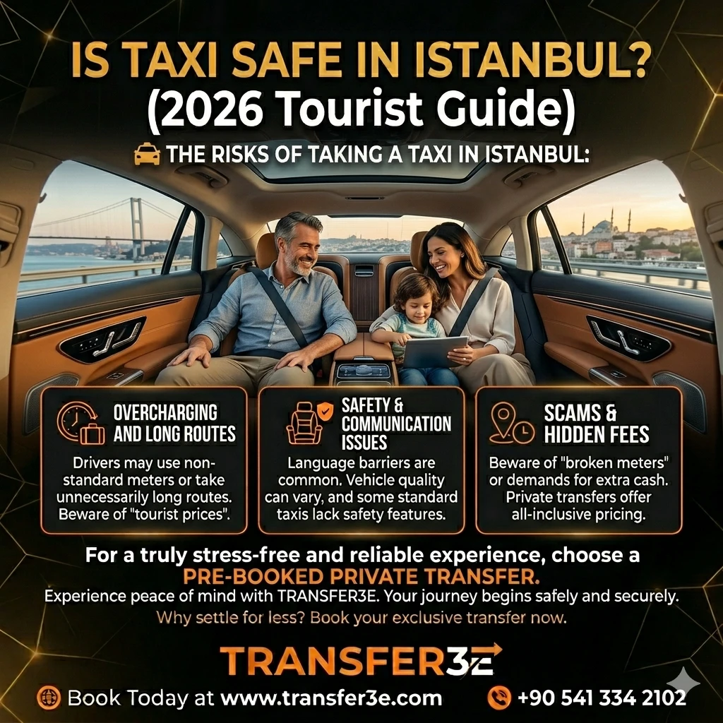 A është taksia e sigurt në Stamboll? (Udhëzuesi për turists 2026)