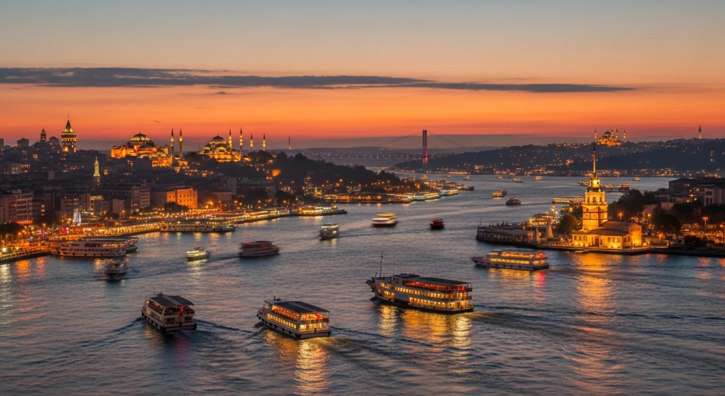 Menyebrangi Benua dalam Sehari: Sorotan Sisi Asia & Eropa Istanbul