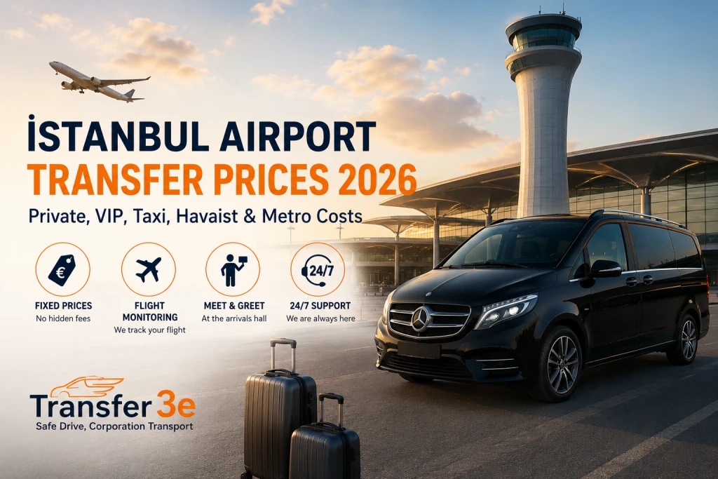 Precios actuales de traslados desde el aeropuerto de Estambul 2026